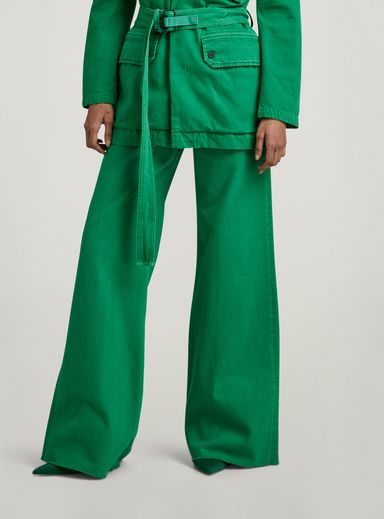 Deck Ultra High Wide Leg Jeans